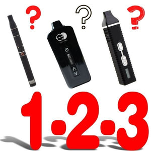 1, 2, 3, With Three Various Dark Side Vapes and Question Marks