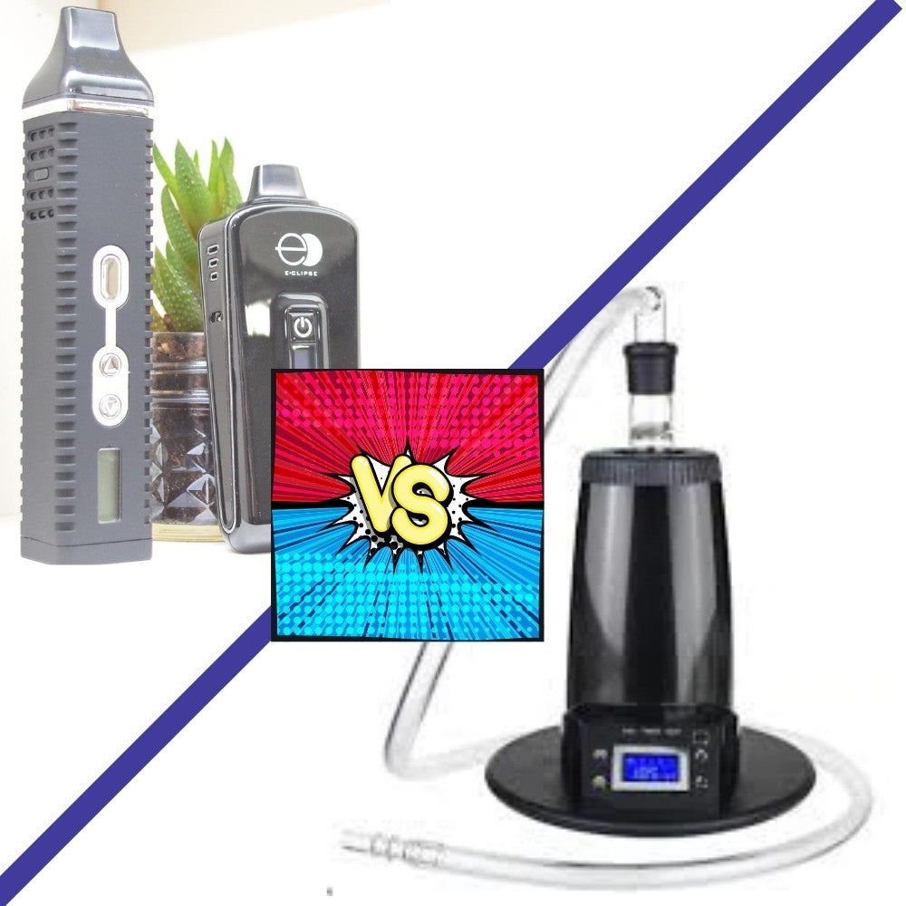 Two DarkSide Vaporizers VS. A Desktop Vaporizer
