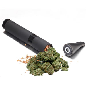 dry herb vaporizer with dried marijuana