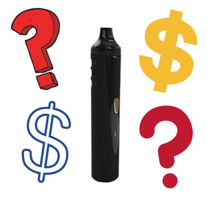 vaporizer with question marks